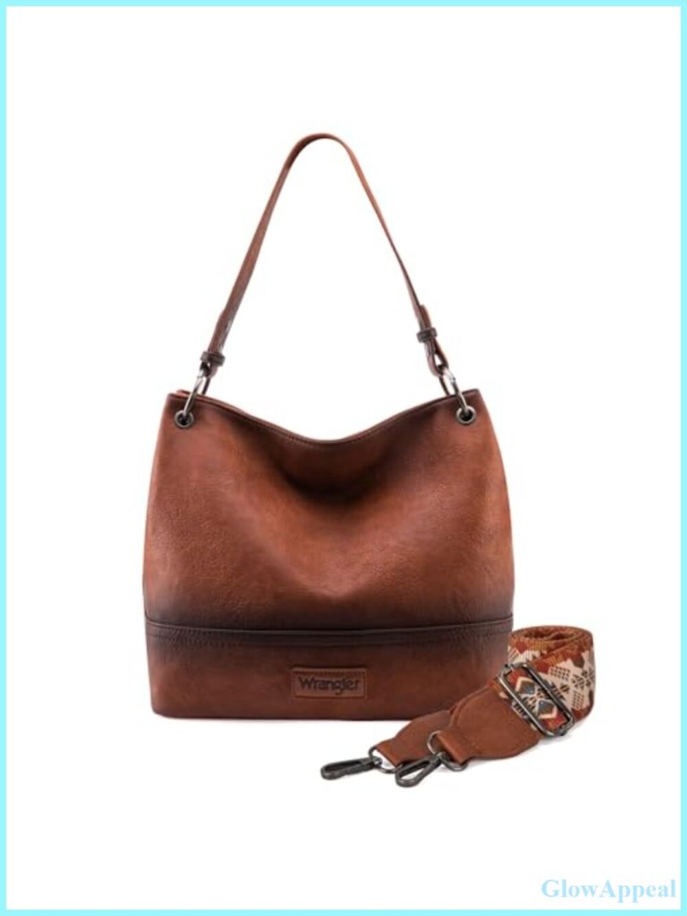 Vegan Leather Hobo Bag Top Handle Shoulder Purse Detachable Crossbody Strap